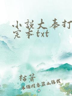 小说大奉打更人完本txt
