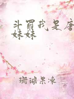 斗罗我是唐三的妹妹