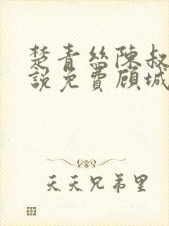 楚青丝陈叔的小说免费顾城佳人