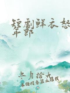 短剧鲜衣怒马少年郎