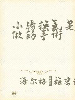 小肠换气是怎么做的手术