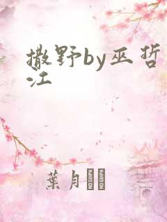 撒野by巫哲晋江