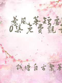 惹风华短剧100集免费观看