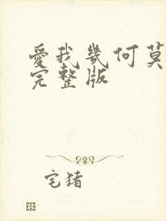 爱我几何莫妮卡完整版