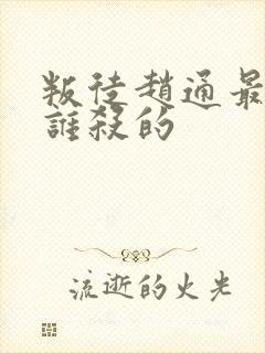 叛徒赵通最后被谁杀的