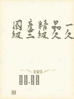 国产精品一级二级三级久久久