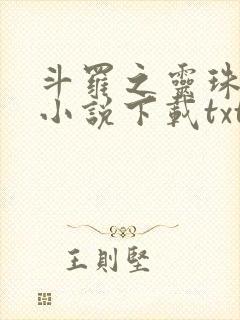 斗罗之灵珠神剑小说下载txt