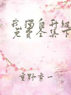 我独自升级漫画免费全集下拉式漫画