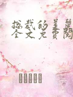 总裁的美丽娇妻全文免费阅读全文
