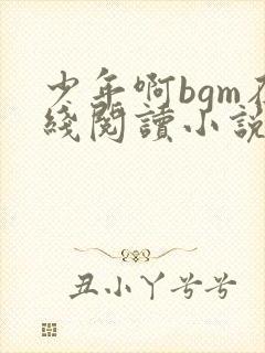 少年啊bgm在线阅读小说