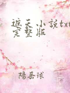 遮天小说txt完整版
