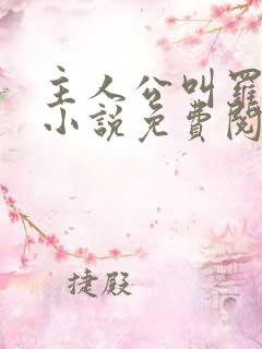 主人公叫罗铮的小说免费阅读笔趣阁