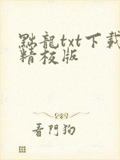 黜龙txt下载精校版