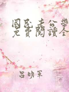 国民老公带回家免费阅读全文