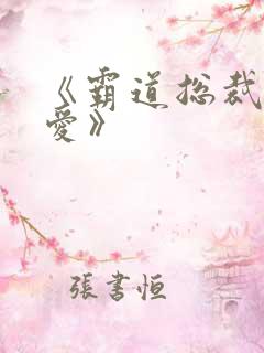 《霸道总裁放肆爱》