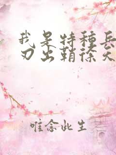 我是特种兵之利刃出鞘徐天龙