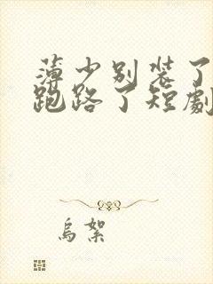 薄少别装了夫人跑路了短剧大结局