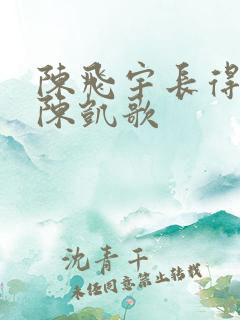 陈飞宇长得太像陈凯歌