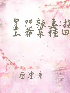 农门辣妻:拐个王爷来种田