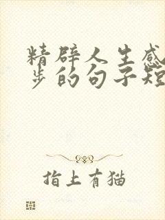 精辟人生感悟跑步的句子短句