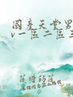 国产天堂男人av一区二区三区