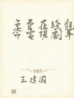 免费在线观看三命电视剧平台推荐