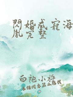闪婚成宠海彤战胤完整 闪婚成宠海彤战胤完整