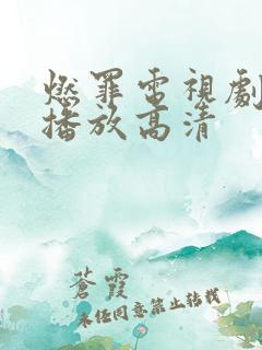 燃罪电视剧免费播放高清