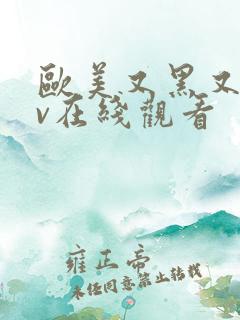 欧美又黑又大av在线观看