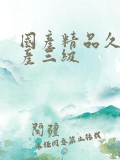 国产精品久久国产三级