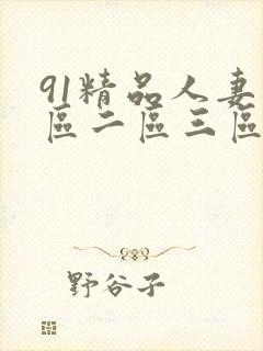 91精品人妻一区二区三区中文字幕