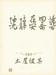 他站在回忆尽头沈辞安乔若兮阅读全文
