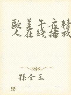 欧美午夜精品成人在线播放