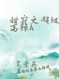 甜宠文超级宠溺高辣h