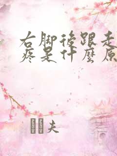 右脚后跟走路就疼是什么原因