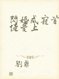 闪婚成宠首富大佬爱上