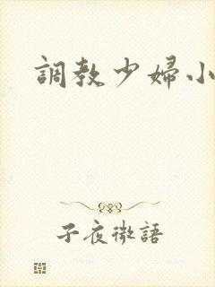 调教少妇小说h