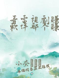 看电视剧赚钱的软件哪个赚的最多