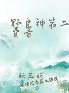 野良神第二季免费看 野良神第二季免费看