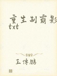 重生制霸影视圈txt