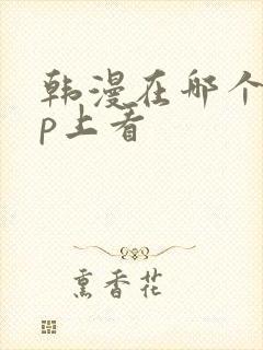 韩漫在哪个app上看
