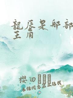 龙辰是哪部小说主角