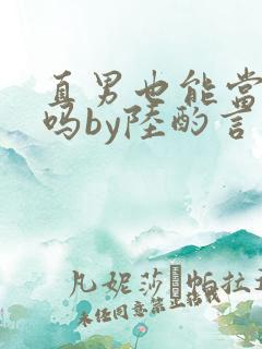 直男也能当老婆吗by陆酌言