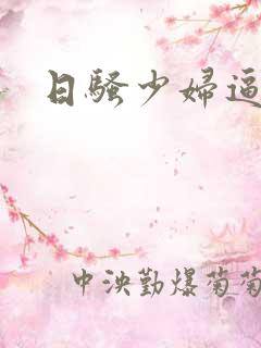 日骚少妇逼