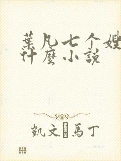 叶凡七个嫂子是什么小说