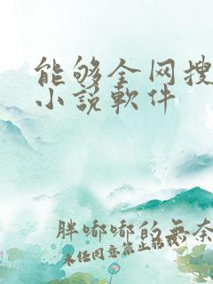 能够全网搜索的小说软件