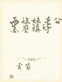 两姐妹老公之间怎么称呼