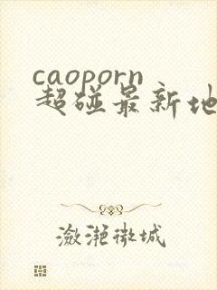 caoporn超碰最新地址发布页