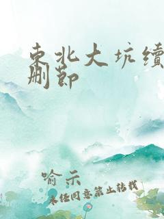 东北大坑续集未删节