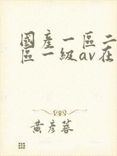 国产一区二区三区一级av在线观看